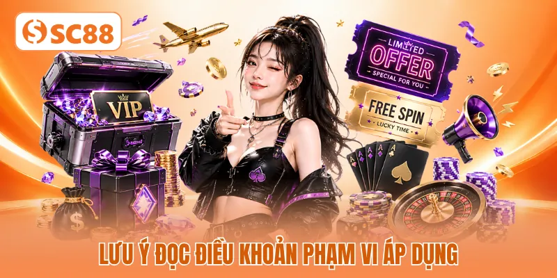 Lưu ý đọc điều khoản phạm vi áp dụng