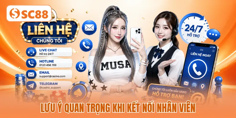 Lưu ý quan trọng khi kết nối nhân viên